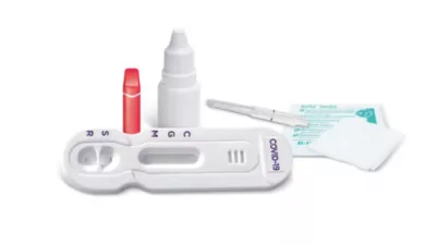 TEST RAPID NG-TEST IgG-IgM COVID-19 KIT 20 TESTE CASETA (CU TOATE MATERIALELE INCLUSE)