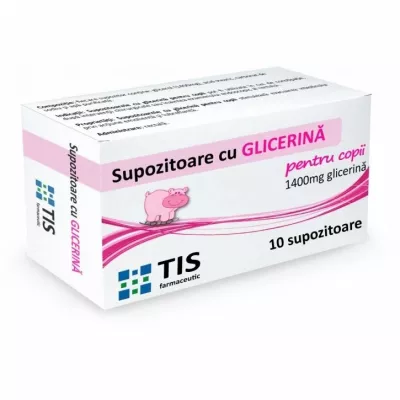 TIS SUPOZITOARE GLICERINA ADULTI 10