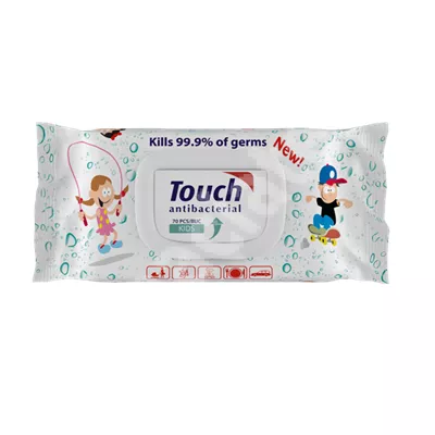 TOUCH SERVETELE UMEDE ANTIBACTERIENE KIDS 70BC