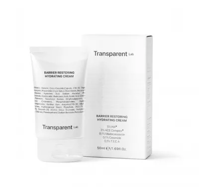 TRANSPARENT LAB CREMA ULTRA-HIDRATANTA, BARRIER RESTORING HYDRATING CREAM, 50 mL