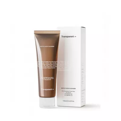 TRANSPARENT LAB GEL DE CURATARE EXFOLIANT CU APA DE MUSETEL SI ACID GLICOLIC 5%