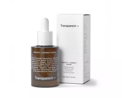 TRANSPARENT LAB SERUM ANTI-RID SI ANTIOXIDANT CU RESVERATROL SI ACID FERULIC, 15 mL