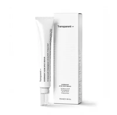 TRANSPARENT LAB TRATAMENT LOCAL DE NOAPTE ANTI-ACNEE CU BHA SI AZELOGLICINA, 30 mL