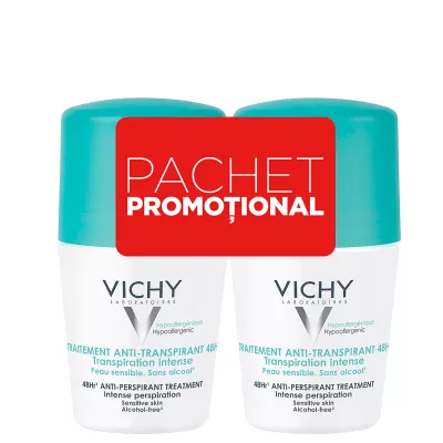 VICHY DEO ROLL ON BIPACK 48H INTENS 2X50ML