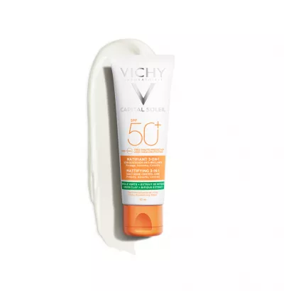 VICHY IDEAL SOLEIL CREMA CORECTOARE MATIFIANTA 3IN1 SPF 30+ 50ML