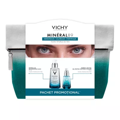 VICHY PROMO MINERAL 89 GEL BOOSTER 50ML + MINERAL 89 EYES GEL 15ML