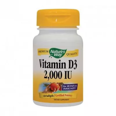 VIGANTOLVIT 2000UI VITAMINA D3 120CAPS