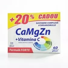 ZDROVIT CA+MG+ZN+VIT C FORTE 60PLICURI