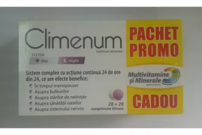 ZDROVIT CLIMENUM 56 CP MULTIVITAMINE SI MINERALE 56CP