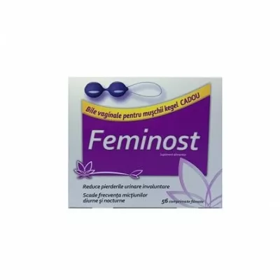 ZDROVIT FEMINOST 56CP PROMO BILE EXERCITII KEGEL CADOU