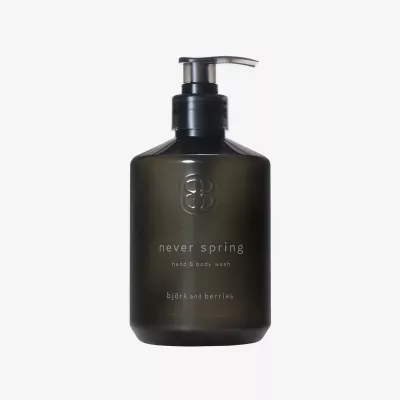 NEVER SPRING HAND AND BODY WASH NEW PACK