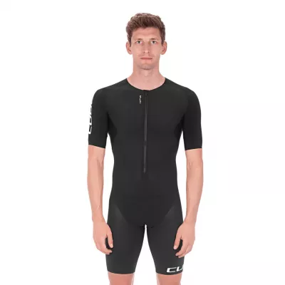 COMBINEZON CUBE SLT AERO-SUIT BLACK N WHITE M