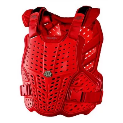 ARMURA TROY LEE DESIGNS ROCKFIGHT CEST PROTECTOR SOLID RED M/L