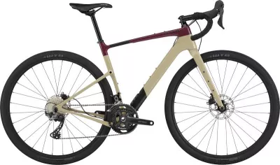 BICICLETA CANNONDALE TOPSTONE CARBON 3 QUICKSAND BLACK CHERRY L