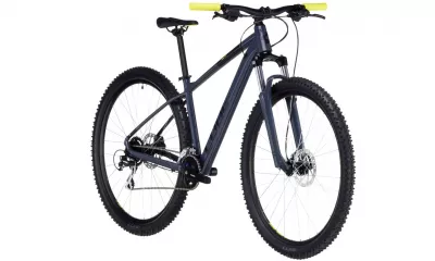 BICICLETA CUBE AIM PRO GREY FLASHYELLOW 2024 CADRU L (20") - ROTI 29