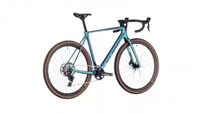 BICICLETA CUBE CROSS RACE C:68X SLT PRIZMBLUE CARBON 2023 61 CM