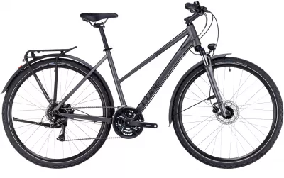 BICICLETA CUBE NATURE ALLROAD TRAPEZE GRAPHITE BLACK 2024 M (54 CM)