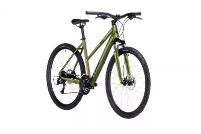 BICICLETA CUBE NATURE TRAPEZE SHINYMOSS BLACK 2023 XS (46 CM)