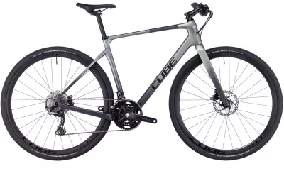 BICICLETA CUBE NULANE C:62 SLT PRIZMSILVER BLACK 2024 XS (50 CM)