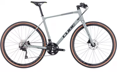 BICICLETA CUBE NULANE PRO GREY BLACK 2024 S (53 CM)