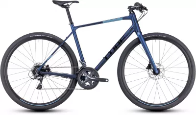 BICICLETA CUBE NULANE VELVETBLUE BLACK 2023 L (59 CM)