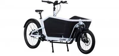 BICICLETA ELECTRICA CUBE CARGO HYBRID 500 FLASHWHITE BLACK 2024 ONE SIZE