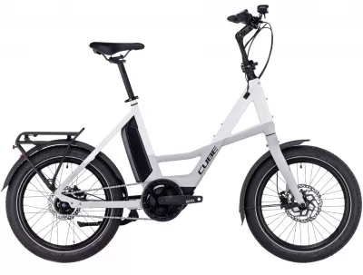 BICICLETA ELECTRICA CUBE COMPACT HYBRID 500 GREY WHITE 2024 ONE SIZE