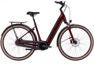 BICICLETA ELECTRICA CUBE SUPREME HYBRID PRO 625 EASY ENTRY RED BLACK 2024 XXS (42 CM)