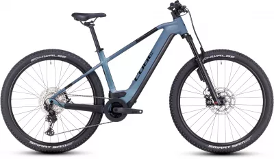 BICICLETA ELECTRICA E-BIKE CUBE REACTION HYBRID ABS 750 SMARAGDGREY BLUE 2023 CADRU 17" (M) - ROTI 29