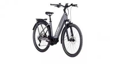 BICICLETA ELECTRICA E-BIKE CUBE TOURING HYBRID EXC 500 EASY ENTRY GREY METAL 2023 XS (46 CM)