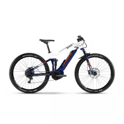 Bicicleta Electrica e-bike Haibike SDURO FullNine 5.0 500Wh YCS 2019 blue/white/orange cadru L (48cm)