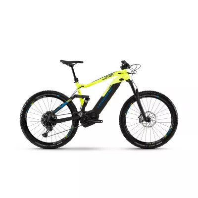 Bicicleta Electrica e-bike Haibike SDURO FullSeven LT 9.0 500Wh YCS 2019 black/yellow/blue matt cadru L (48cm)