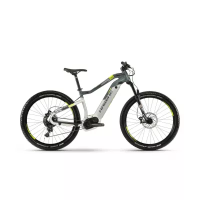 Bicicleta Electrica e-bike Haibike SDURO HardSeven Life 8.0 500Wh BCXP 2019 silver/olive/yellow cadru L (46cm)