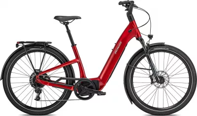 BICICLETA ELECTRICA SPECIALIZED TURBO COMO 5.0 - RED TINT/SILVER REFLECTIVE M