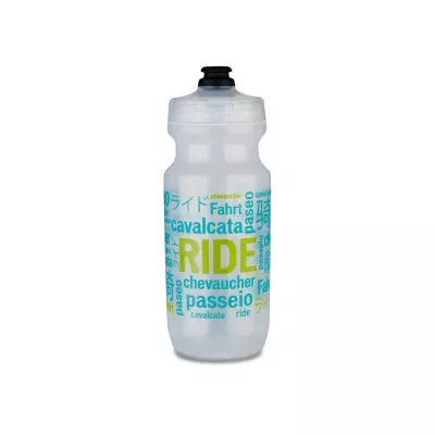 BIDON SPECIALIZED LITTLE BIG MOUTH 620ML TRANSLUCENT TEAL THE LANGUAGE OF RIDE