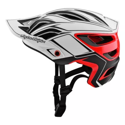 CASACA TROY LEE DESIGNS A3 MIPS PIN WHITE RED 2024 XS/S