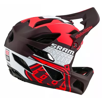 CASCA TROY LEE DESIGNS STAGE MIPS SRAM VECTOR RED 2024 XS/S