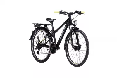 BICICLETA COPII CUBE ACID 240 STREET BLACK YELLOW 2023 ROTI 24"