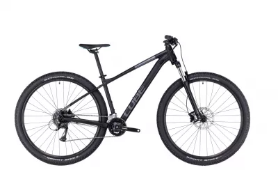 BICICLETA CUBE AIM RACE BLACK AZURE 2023 CADRU XS (14") - ROTI 27.5