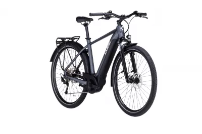 BICICLETA ELECTRICA E-BIKE CUBE TOURING HYBRID ONE 625 GREY WHITE 2023 XL (62 CM)