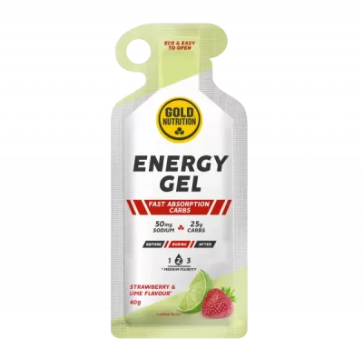 GEL ENERGIZANT GOLD NUTRITION ENERGY 40G CAPSUNI SI LIME