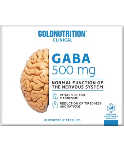 GOLD NUTRITION SUPLIMENT ALIMENTAR CLINICAL GABA 60 CAPSULE