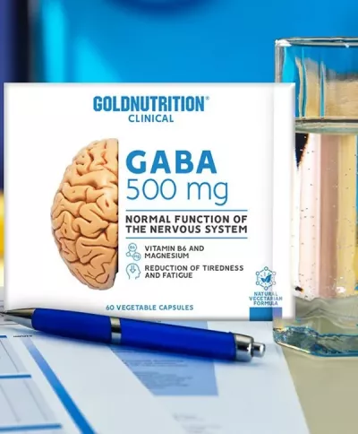 GOLD NUTRITION SUPLIMENT ALIMENTAR CLINICAL GABA 60 CAPSULE