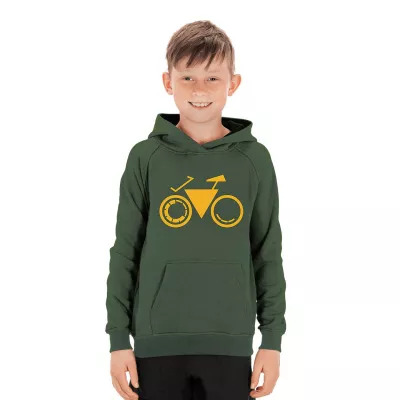 HANORAC CUBE JUNIOR HOODY BIKE VERDE