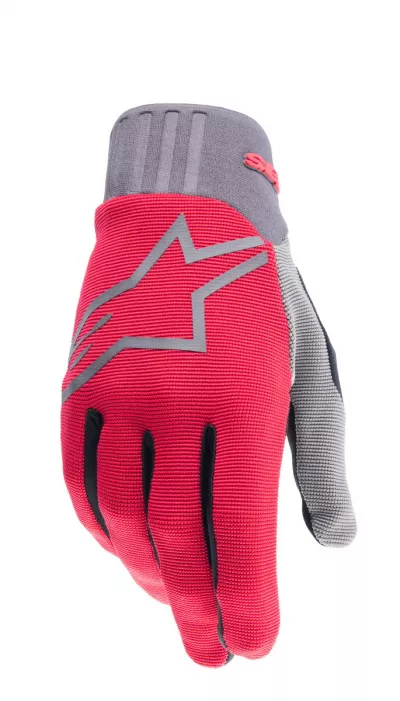 MANUSI ALPINESTARS YOUTH A-DURA GLOVES RED FLUO S