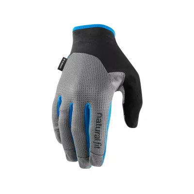 MANUSI CUBE GLOVES LONG FINGER X NF GREY - BLUE S