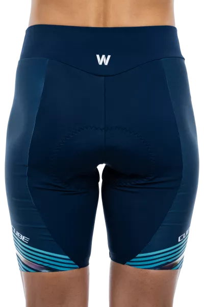 PANTALONI CICLISM CUBE TEAMLINE WS BIB SHORTS BLUE MINT L