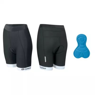 PANTALONI FORCE KID NEGRU ALB 140-153 CM