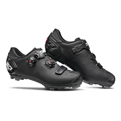 PANTOFI CICLISM MTB SIDI DRAGON 5 SRS MATT MEGA BLACK 42.5