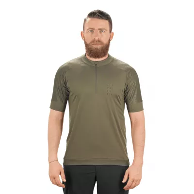 TRICOU CICLISM CUBE AM S/S OLIVE XS